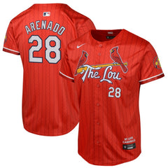 Red Nolan Arenado St. Louis Cardinals Nike Youth 2024 City Connect Limited Player Jersey
