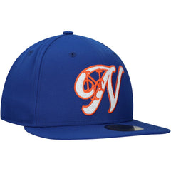 Royal New York Mets New Era Duo Logo 2.0 59FIFTY Fitted Hat