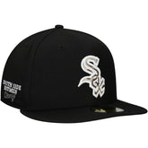 Black Chicago White Sox New Era Troop Chant Camo Undervisor 59FIFTY Fitted Hat