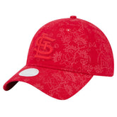 Red St. Louis Cardinals New Era Women's Tonal Floral 9TWENTY Adjustable Hat