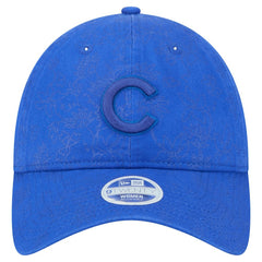 Royal Chicago Cubs New Era Women's Tonal Floral 9TWENTY Adjustable Hat