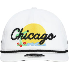 White Chicago White Sox New Era Paradise Golfer Adjustable Hat