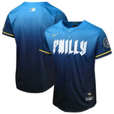 Blue Philadelphia Phillies Nike Youth 2024 City Connect Limited Jersey