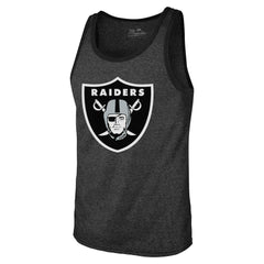 Maxx Crosby Majestic Threads Tri-Blend Player Name & Number Tank Top - Las Vegas Raiders Tops