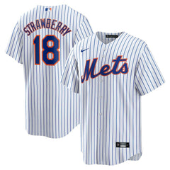 White Darryl Strawberry New York Mets Nike Home Replica Retired Player Jersey