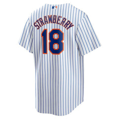 White Darryl Strawberry New York Mets Nike Home Replica Retired Player Jersey