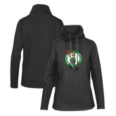 Boston Celtics Levelwear Women's Loop Core Funnel Neck Pullover Sweatshirt
