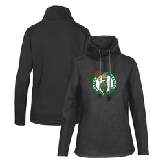 Boston Celtics Levelwear Women's Loop Core Funnel Neck Pullover Sweatshirt