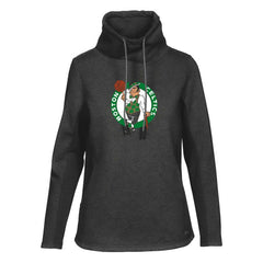 Boston Celtics Levelwear Women's Loop Core Funnel Neck Pullover Sweatshirt