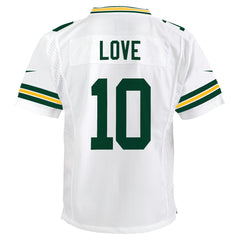 Jordan Love Youth Game Jersey - Green Bay Packers Jerseys