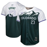 Green Kris Bryant Colorado Rockies Nike Youth City Connect Limited Player Jersey