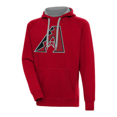 Red Arizona Diamondbacks Antigua Victory Pullover Hoodie