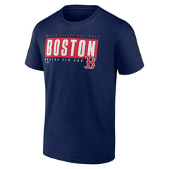 Navy Boston Red Sox Blocked Out T-Shirt