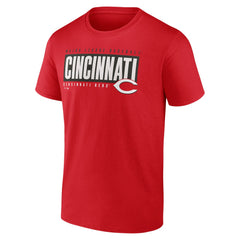 Red Cincinnati Reds Blocked Out T-Shirt
