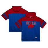 Off Field Vintage Logo Short Sleeve Pullover Hoodie - Buffalo Bills Hoodies