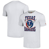 Ash Texas Rangers Homage Grateful Dead Tri-Blend T-Shirt