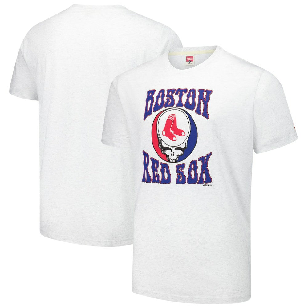 Ash Boston Red Sox Homage Grateful Dead Tri-Blend T-Shirt