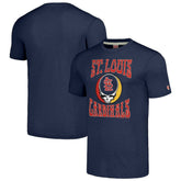 Navy St. Louis Cardinals Homage Grateful Dead Tri-Blend T-Shirt