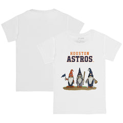 White Houston Astros Tiny Turnip Youth Gnomes T-Shirt
