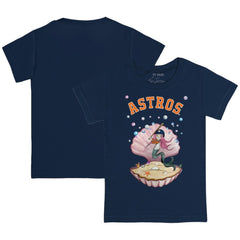 Navy Houston Astros Tiny Turnip Youth Mermaid T-Shirt