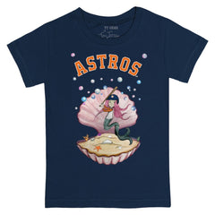 Navy Houston Astros Tiny Turnip Youth Mermaid T-Shirt