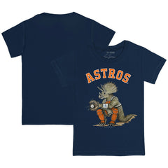 Navy Houston Astros Tiny Turnip Youth Triceratops T-Shirt