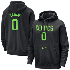 Nike Jayson Tatum Boston Celtics 2024/25 City Edition Name & Number Pullover Hoodie