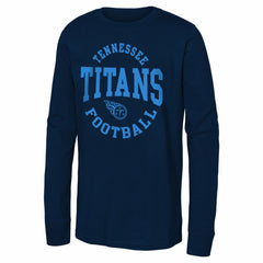 Youth Around The Block Long Sleeve T-Shirt - Tennessee Titans T-shirts