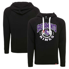 Sacramento Kings Sportiqe Unisex Olsen Super Soft Tri-Blend Raglan Pullover Hoodie