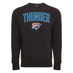Oklahoma City Thunder Sportiqe Unisex Harmon Super Soft Tri-Blend Raglan Pullover Sweatshirt