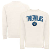Minnesota Timberwolves Sportiqe Unisex Harmon Super Soft Tri-Blend Raglan Pullover Sweatshirt