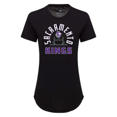 Sacramento Kings Sportiqe Women's Phoebe Super Soft Tri-Blend T-Shirt