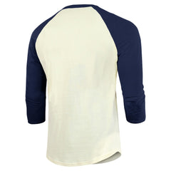 Cream/Navy Boston Red Sox Majestic Threads Raglan 3/4-Sleeve T-Shirt