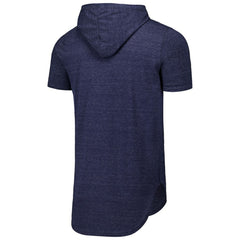 Navy Boston Red Sox Majestic Threads Tri-Blend Hoodie T-Shirt