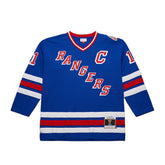 NHL Mark Messier New York Rangers Mitchell & Ness Big & Tall 1993/94 Blue Line 2.0 Jersey