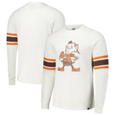 '47 Gridiron Throwback Premier Brex Long Sleeve T-Shirt - Cleveland Browns T-shirts