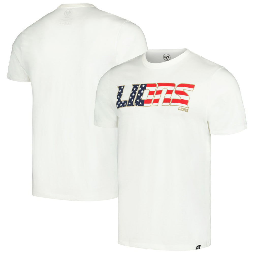 '47 Flag Script Franklin T-Shirt - Detroit Lions T-shirts