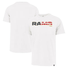 '47 Flag Script Franklin T-Shirt - Los Angeles Rams T-shirts