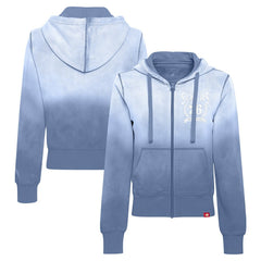 Philadelphia 76ers Sportiqe Women's Carli Sun Fade Full-Zip Hoodie