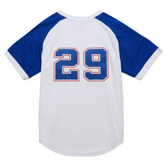 White John Smoltz Atlanta Braves Mitchell & Ness 2004 Cooperstown Collection Authentic Throwback Jersey