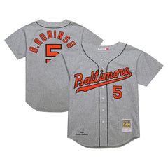 Gray Brooks Robinson Baltimore Orioles Mitchell & Ness Cooperstown Collection 1966 Authentic Jersey
