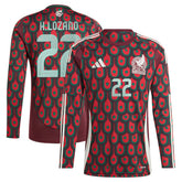 Hirving Lozano Mexico National Team 2024 Home Replica Player Long Sleeve Jersey