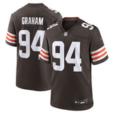 Mason Graham 2025 NFL Draft First Round Pick Game Jersey - Cleveland Browns Jerseys