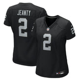 Ashton Jeanty Women's 2025 NFL Draft First Round Pick Team Game Jersey - Las Vegas Raiders Jerseys