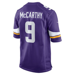 J.J. McCarthy Player Game Jersey - Minnesota Vikings Jerseys