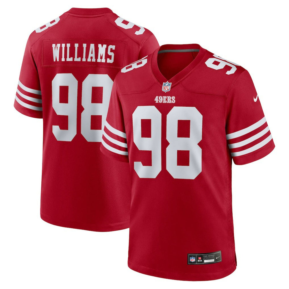 Mykel Williams 2025 NFL Draft First Round Pick Game Jersey - San Francisco 49ers Jerseys