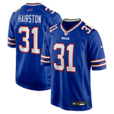 Maxwell Hairston 2025 NFL Draft First Round Pick Game Jersey - Buffalo Bills Jerseys