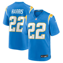 Najee Harris Game Player Jersey - Los Angeles Chargers Jerseys