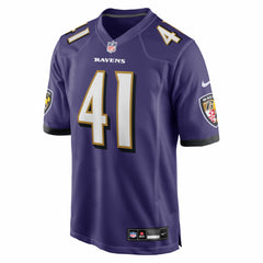Dre'Mont Jones Team Game Jersey - Baltimore Ravens Jerseys