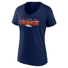 Women's Defensive Stand V-Neck T-Shirt - Denver Broncos T-shirts